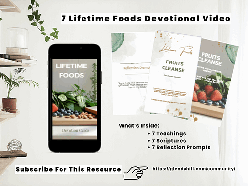 7 Lifetime Foods Devo Video Image Providing a sneak Peek of what's Inside the Devotional Video Resource